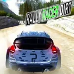 Rally Racer Dirt is a rally-based drift racing game where players can drift on both asphalt and dirt while driving through hills.